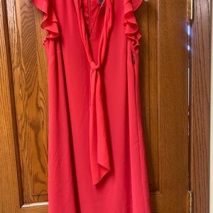 Vince Camuto Red Cowl Neck Sundress